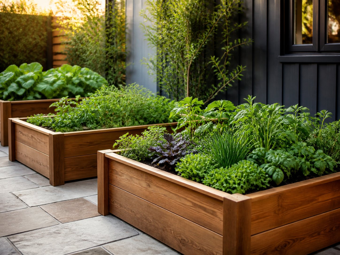 Raised garden beds