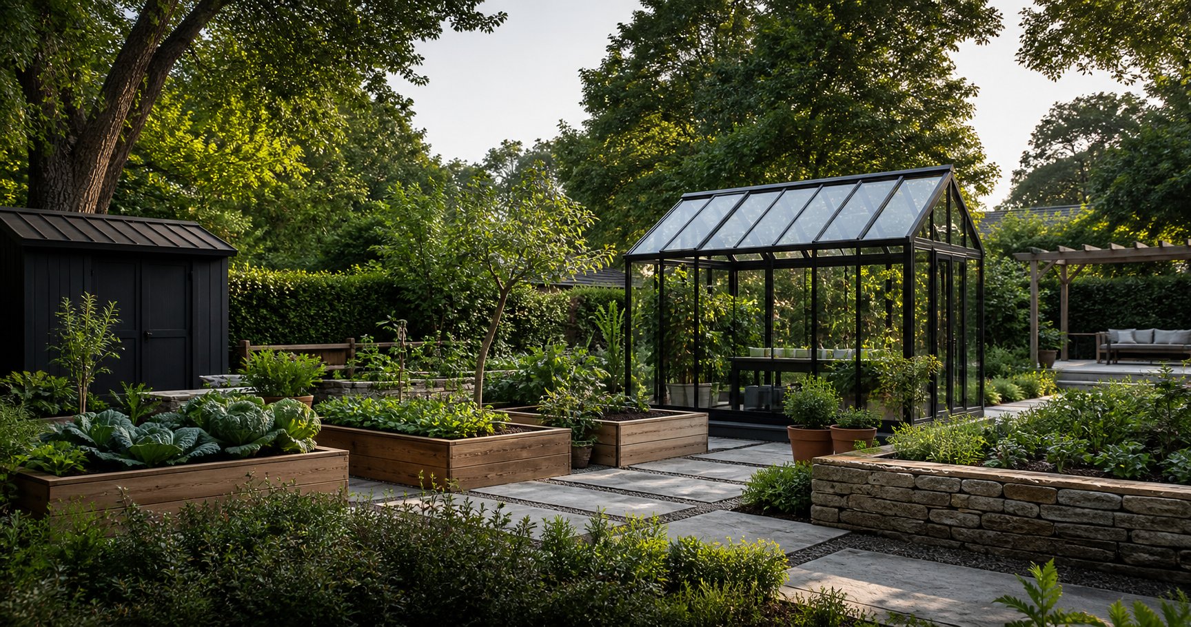 Garden greenhouses